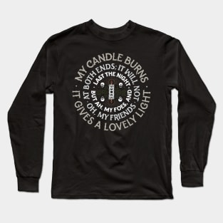 Edna St. Vincent Millay Long Sleeve T-Shirt